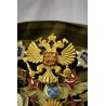 VECCHIO BASCO CON DISTINTIVI RUSSIAN SOVIET MILITARY CAP HAT BERET WITH BADGES