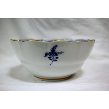 CIOTOLA CERAMICA SMALTATA Meissen GERMANY BIANCO COBALTO DECORO BLUE ONION