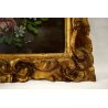 ANTICO PICCOLO QUADRO DIPINTO OLIO TAVOLA FIORI NATURA MORTA CORNICE ORO '900