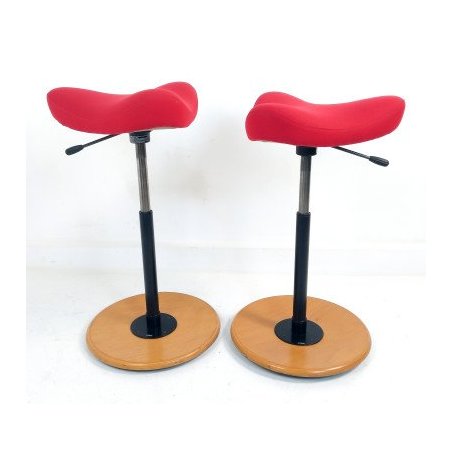 Coppia sgabelli MOVE design Per Oie per Stokke. 1960s