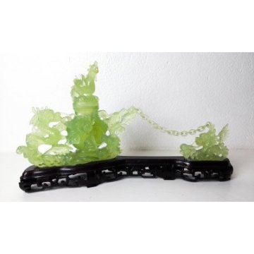 Gruppo scultoreo in giada -...