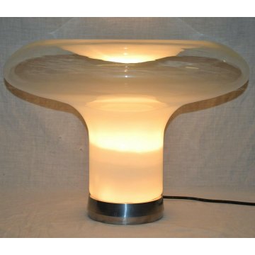 ARTEMIDE Lesbo DESIGN Angelo Mangiarotti LAMPADA TAVOLO VETRO VINTAGE DESK LAMP