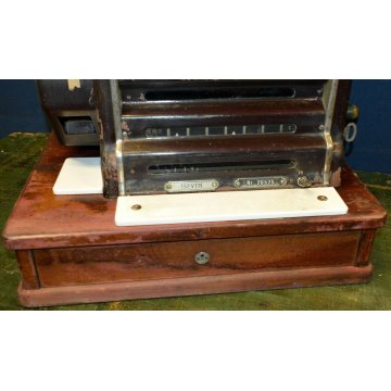 ANTICO REGISTRATORE CASSA meccanico KRUPP 152 VFM epoca 1910 OLD CASH REGISTER