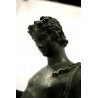 ANTICA SCULTURA STATUA BRONZO NARCISO di POMPEI NARCISSUS FONDERIA Sommer Napoli