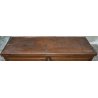 ANTICA CASSAPANCA PIEMONTESE epoca 1800 legno NOCE OLD WOOD CHEST BAULE NUZIALE