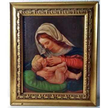Quadro Madonna del Latte -...