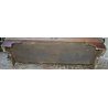 ANTICA CASSAPANCA PIEMONTESE epoca 1800 legno NOCE OLD WOOD CHEST BAULE NUZIALE
