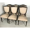 ANTICO SET DI SEI SEDIE PAOLO BUFFA SKY LEGNO VINTAGE DESIGN CHAIR ANNI 40 SEDIA