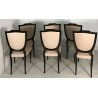 ANTICO SET DI SEI SEDIE PAOLO BUFFA SKY LEGNO VINTAGE DESIGN CHAIR ANNI 40 SEDIA
