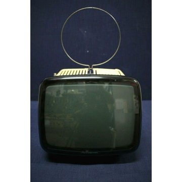 TELEVISORE BRIONVEGA ALGOL "11 VR DESIGN Marco Zanuso Richard Sapper BIANCO 1960