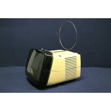 TELEVISORE BRIONVEGA ALGOL "11 VR DESIGN Marco Zanuso Richard Sapper BIANCO 1960