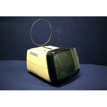 TELEVISORE BRIONVEGA ALGOL "11 VR DESIGN Marco Zanuso Richard Sapper BIANCO 1960