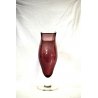VASO VETRO MURANO TRASPARENTE AMETISTA Richard Blenko ART GLASS VENICE '900    