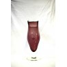 VASO VETRO MURANO TRASPARENTE AMETISTA Richard Blenko ART GLASS VENICE '900    