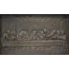  ANTICA SCULTURA BASSORILIEVO in BRONZO ULTIMA CENA Last Supper GESU' APOSTOLI