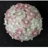 Coppia Lampadario plafoniera Venini Rosette di Murano