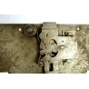 GRANDE RARA ANTICA SERRATURA ferro battuto con CHIAVE 800 DOOR LOCK IRON KEY   