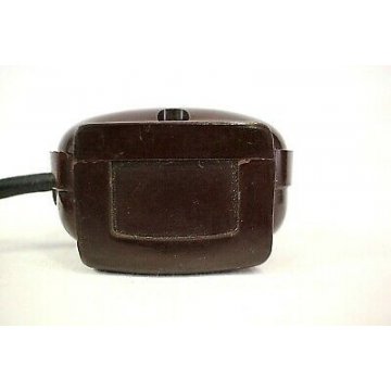 MICROFONO GELOSO T30 EPOCA ALTOPARLANTE BACHELITE MARRONE BROWN MICROPHONE '60s