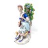 Coppia statuine porcellana Capodimonte - Suonatori