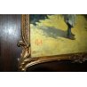 ANTICA COPIA QUADRO DIPINTO RAGAZZA FIORI PRIMAVERA IROLLI VINCENZO OLIO CARTONE