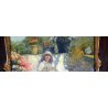 ANTICA COPIA QUADRO DIPINTO RAGAZZA FIORI PRIMAVERA IROLLI VINCENZO OLIO CARTONE