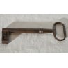 RARA ANTICA CHIAVE ferro battuto MAPPA serratura FORZIERE Italy 700 OLD IRON KEY