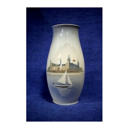ANTICO VASO ROYAL COPENHAGEN 1302/6247 PORCELAIN B&G DENMARK Ceramica 1975/2000