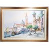 Dipinto Antonello ZECCA Venezia la Giudecca, acquerello