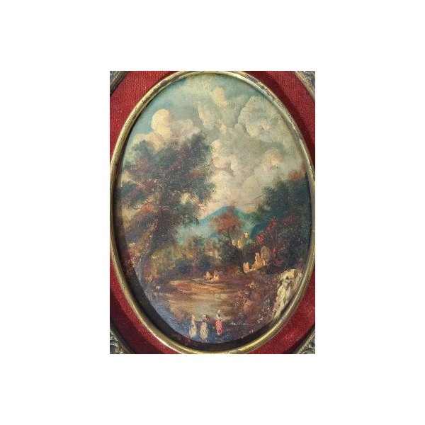 Cornice Portafoto In Ottone Stile Retrò Con Vetro – Formato 10x15 O 12x17 Cm, Per Scrivania, Colore Oro