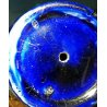 RARO VASO BIANSATO S.C.I. LAVENO BLU SEVRES OTTONE LIBERTY EPOCA 1900 OLD VASE