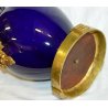 RARO VASO BIANSATO S.C.I. LAVENO BLU SEVRES OTTONE LIBERTY EPOCA 1900 OLD VASE