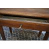 ANTICO TAVOLO SCRITTOIO CONSOLLE CARLO X NOCE 1800 SCRIVANIA PARETE CASSETTO OLD