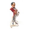 Coppia statuine porcellana Capodimonte - Jazzisti