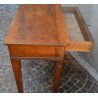 ANTICO TAVOLO SCRITTOIO CONSOLLE CARLO X NOCE 1800 SCRIVANIA PARETE CASSETTO OLD