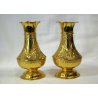  COPPIA ANTICHI VASI JAR VERMEIL BASSORILIEVO PUNZONATI INGHILTERRA IXXsec  UK