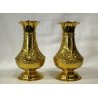  COPPIA ANTICHI VASI JAR VERMEIL BASSORILIEVO PUNZONATI INGHILTERRA IXXsec  UK