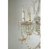 LAMPADARIO SOFFITTO STILE MARIA TERESA GOCCE CRISTALLO MURANO HANGING LAMP 50/60