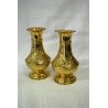  COPPIA ANTICHI VASI JAR VERMEIL BASSORILIEVO PUNZONATI INGHILTERRA IXXsec  UK