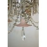 LAMPADARIO SOFFITTO STILE MARIA TERESA GOCCE CRISTALLO MURANO HANGING LAMP 50/60