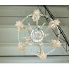 LAMPADARIO SOFFITTO STILE MARIA TERESA GOCCE CRISTALLO MURANO HANGING LAMP 50/60