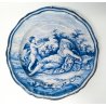 Coppia piatti da parete ceramica ALBA DOCILIA, 1900