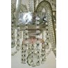 LAMPADARIO SOFFITTO STILE MARIA TERESA GOCCE CRISTALLO MURANO HANGING LAMP 50/60