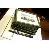 Lotto 7 Cornici ANTICHE PICCOLE STAMPE 12x15 LIBRI META'800 PORTI Ports français