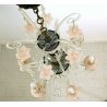 LAMPADARIO SOFFITTO STILE MARIA TERESA GOCCE CRISTALLO MURANO HANGING LAMP 50/60