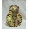 ANTICO GRANDE VASO BROCCA GREZZA RUSTICA CERAMICA SMALTATA GALLI Metà '900 old 