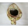 ANTICO GRANDE VASO BROCCA GREZZA RUSTICA CERAMICA SMALTATA GALLI Metà '900 old 