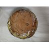 ANTICO GRANDE VASO BROCCA GREZZA RUSTICA CERAMICA SMALTATA GALLI Metà '900 old 