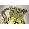 ANTICO GRANDE VASO BROCCA GREZZA RUSTICA CERAMICA SMALTATA GALLI Metà '900 old 