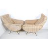 Coppia poltrone Lady, design Zanuso per Arflex