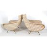 Coppia poltrone Lady, design Zanuso per Arflex